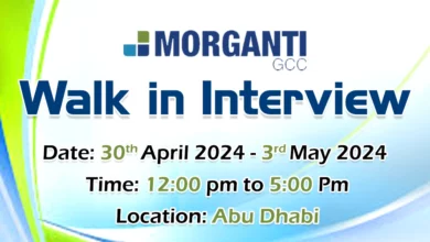 Morganti GCC Walk in Interview in Abu Dhabi
