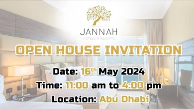 Jannah Hotels & Resorts Open House Invitation, Abu Dhabi
