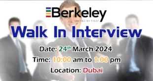 Berkeley Walk in Interview in Dubai
