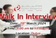 EFM Walk in Interview in Dubai