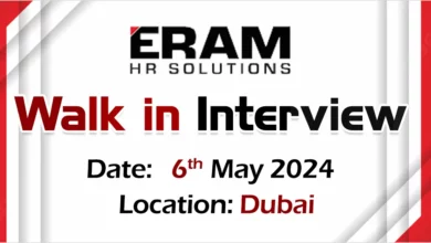 Eram HR Solutions Walk in Interview in Dubai