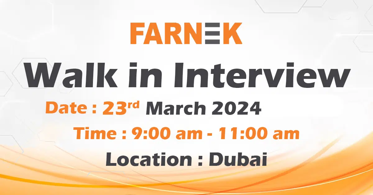 Franek Walk in Interview in Dubai