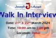 Joseph General Maintenance Walk in interview in Dubai