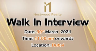 Nestwood Realty Walk in Interview in Dubai
