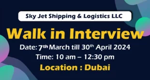 Sky Jet Walk in Interview in Dubai