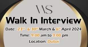 Whitespot Walk in Interview in Dubai