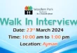 Woodlem Park School Walk in interview in Ajman
