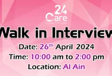 24 Care Hospital at Home Walk in Interview in Al Ain