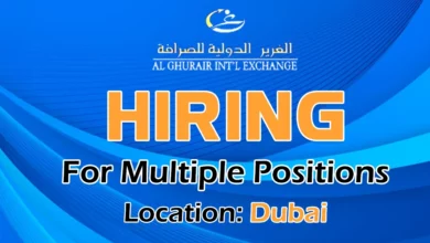 Al Ghurair International Exchange Recruitment in Dubai