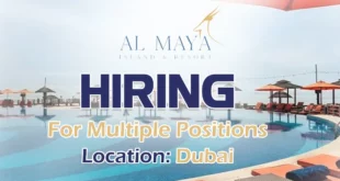 Al Maya Island & Resort Recruitments in Abu Dhabi