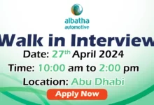 Albatha Walk in Interview in Abu Dhabi