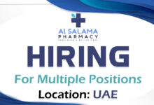 Alsalama Pharmacy Recruitment in UAE