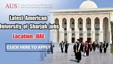 American University of Sharjah Jobs.