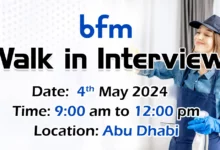 BFM Walk in Interviews in Abu Dhabi