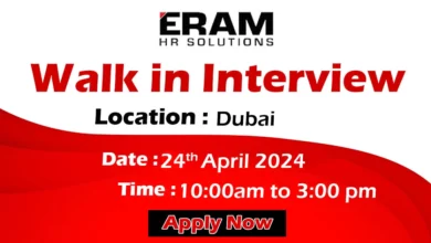 ERAM HR Solutions Walk in Interview in Dubai