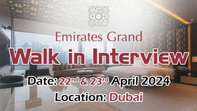 Emirates Grand Walk in Interview