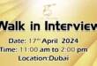 Evsye Walk in Interview in Dubai