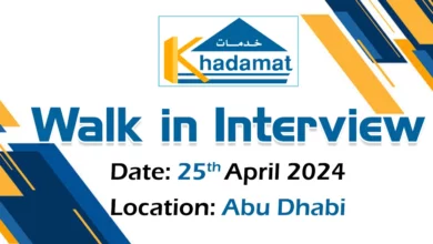 Khadmat Walk in Interview in Abu Dhabi