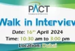 PACT Walk in Interview in Dubai