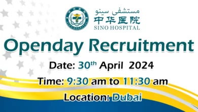 Sino Hospital Open Day Recruitment in Dubai