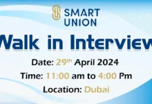 Smart Union Walk in Interview in Dubai