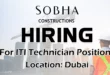 Sobha Constructions Recruitment in Dubai