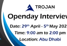 Trojan Group Open Day Interview in Abu Dhabi