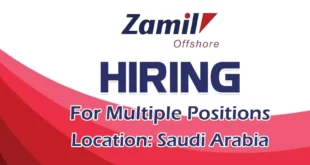 Zamil Offshore Recruitments in Saudi Arabia