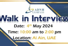 ADNH Compass Walk in Interview in Al Ain