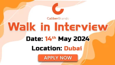 Caliber Brands Walk in Interview in Dubai
