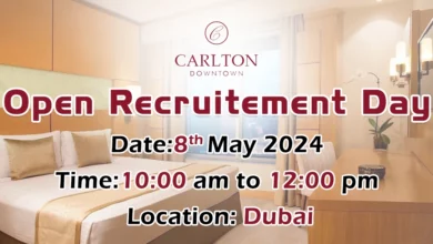 Carlton Downtown Open Recruitment Day in Dubai