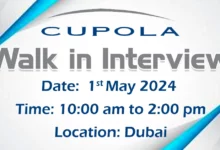 Cupola Walk in Interview in Dubai