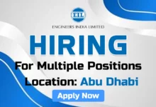 Engineers India Recruitments in Abu Dhabi