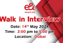 Etisalat Walk in Interview in Dubai