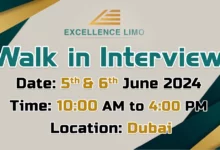 Excellence Driving Walk in Interview in Dubai