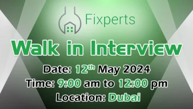 Fixperts Contracting Walk in Interview in Dubai