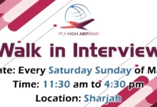 Fly High Abroad Walk in Interviews in Sharjah