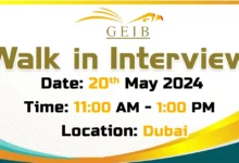 GEIB Walk in Interview in Dubai