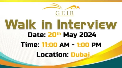GEIB Walk in Interview in Dubai