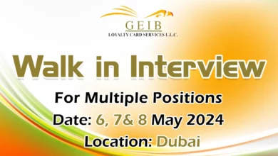 GEIB Walk in Interviews in Dubai