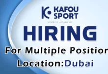 Kafou Sport Academy Recruitment in Dubai