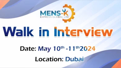 Mens K Express Global Walk in Interview in Dubai