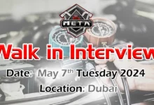 Meta Mechanics Walk in Interview in Dubai
