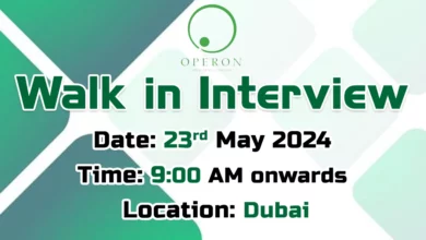 Operon Middle East Walk in Interviews in Dubai