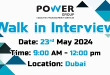 Power Group Walk in Interviews in Dubai