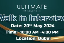 Ultimate HR Solutions Walk in Interview in Dubai