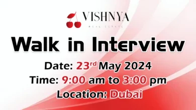 Vishnya Walk in Interview in Dubai