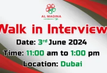 Al Madina Walk in Interview in Dubai