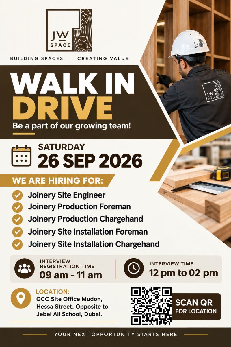 JW Space Walk in Interview in Dubai September 2026