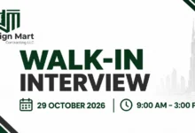 Design Mart Walk in Interview in Dubai